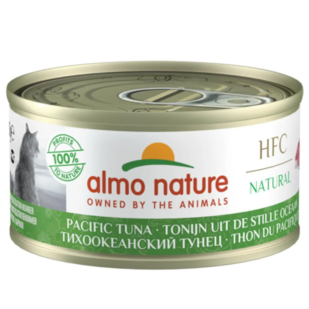 HFC -kissan märkäruoka, Tyynenmeren tonnikala 70 g>Almo Nature Outlet