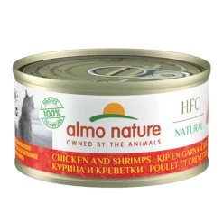 HFC -kissan märkäruoka, kana ja katkaravut 70 g>Almo Nature New