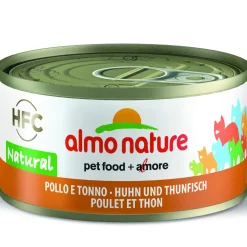 HFC -kissan märkäruoka, kana ja tonnikala 70 g>Almo Nature Best