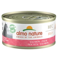 HFC -kissan märkäruoka hyytelössä, lohi 70 g>Almo Nature