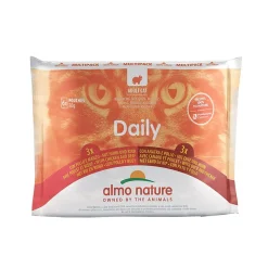 Multipack kana & ankka - kana & nauta 6 x 70 g>Almo Nature