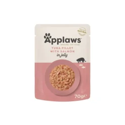 Cat Tonnikala & lohi hyytelössä 70 g>Applaws Sale