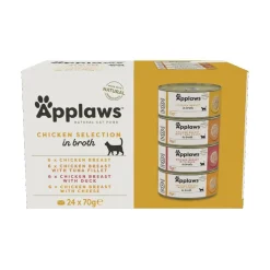 Kanalajitelma liemessä 24x70g>Applaws Clearance