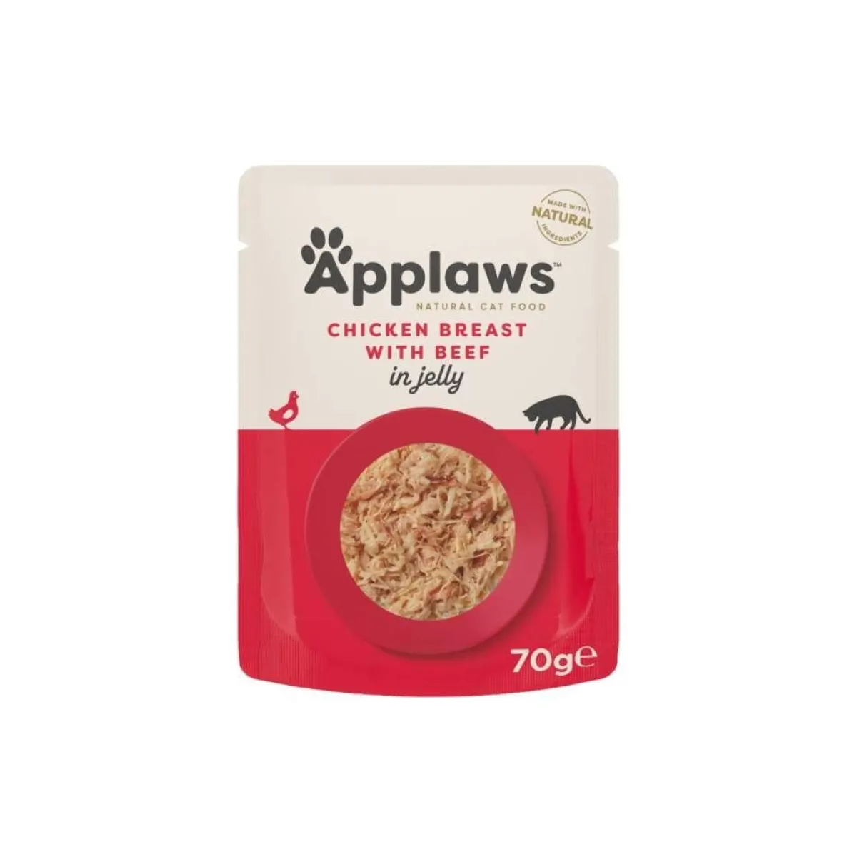 Kana & Nauta hyytelössä 70g>Applaws Outlet