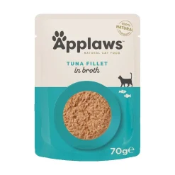 Tonnikalafilee liemessä 70 g>Applaws