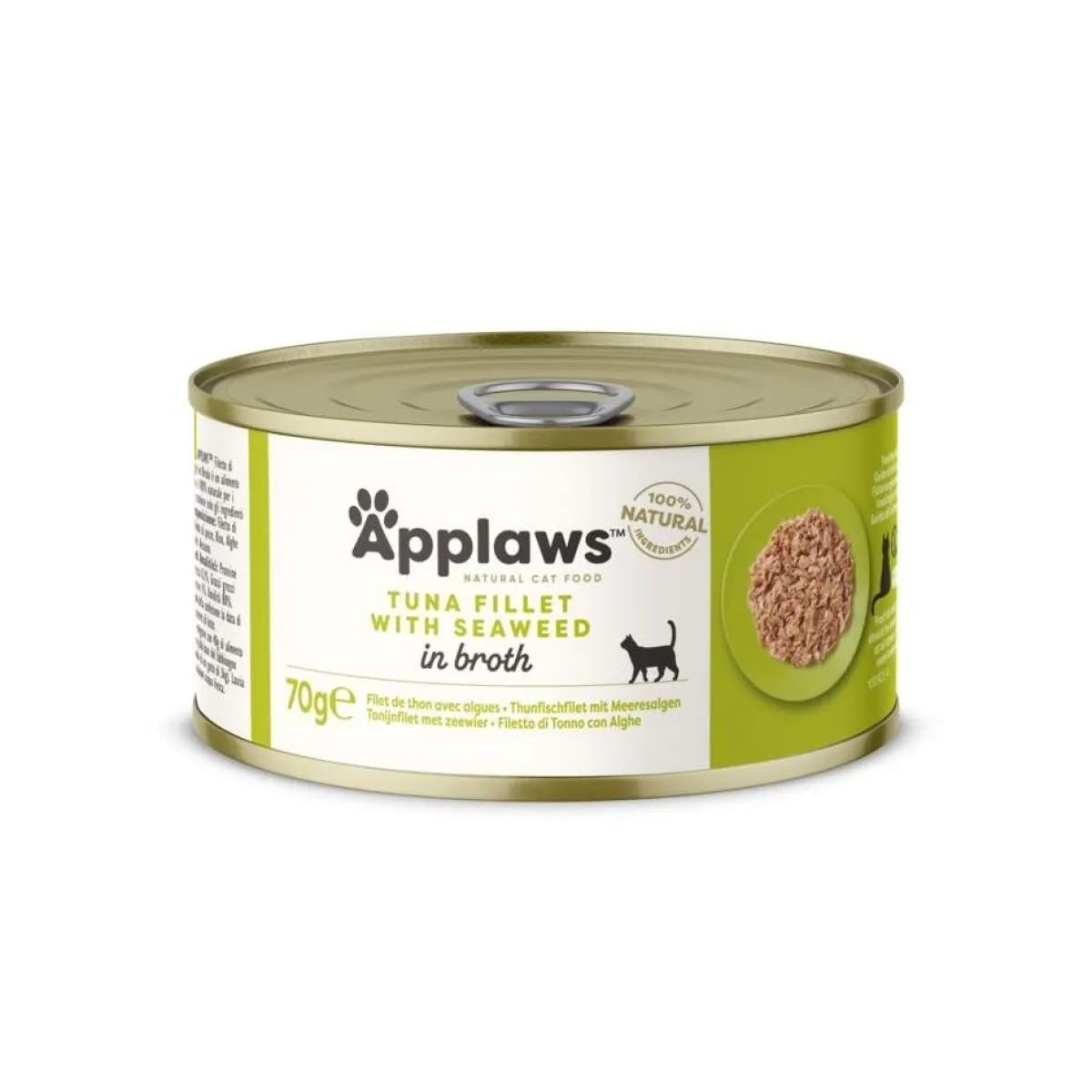 Tonnikalafile & Merilevä 70g>Applaws Hot