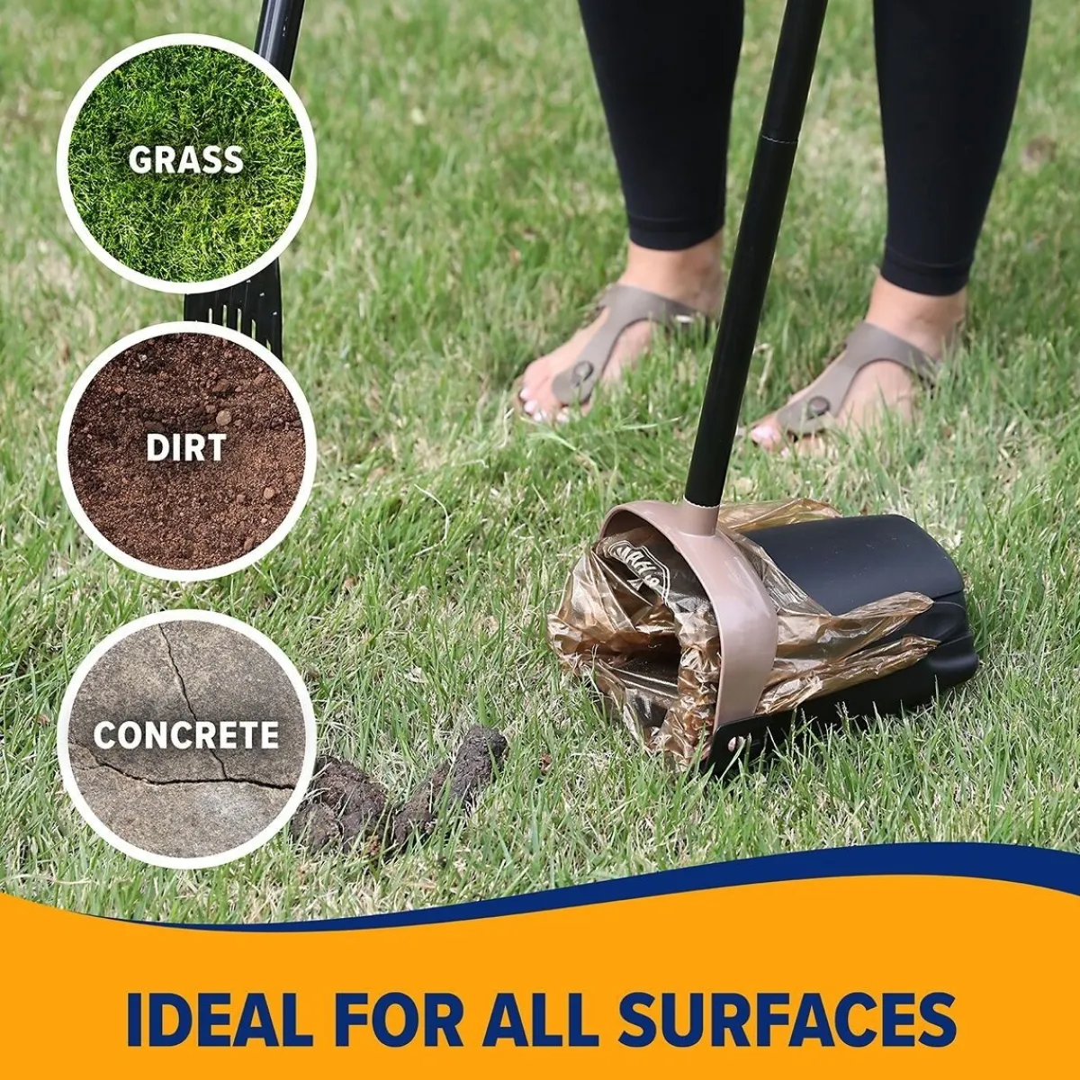 Arm & Hammer ™ Swivel Bin & Rake>Arm&Hammer