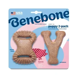 Puppy 2 kpl - Dental Chew/Wishbone Bacon Tiny>Benebone Outlet