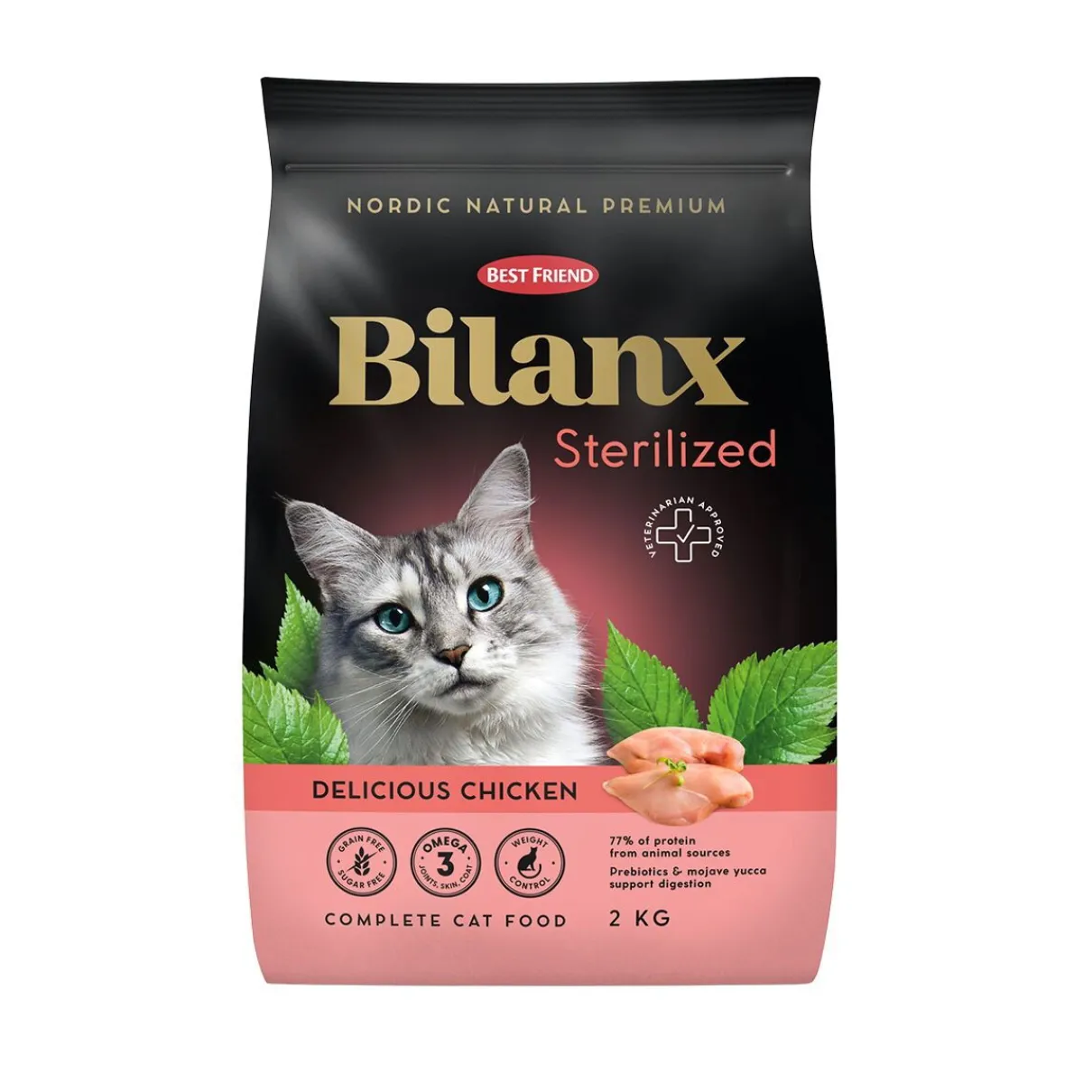 Best Friend Sterilized kana 2kg>Bilanx