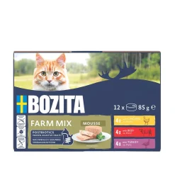 Mousse Mixed Farm 12x85g>Bozita Hot