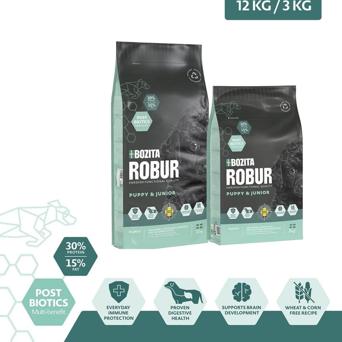 Puppy & Junior XL 12kg>Bozita Robur Best