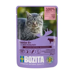 Senior 8+ nautaa kastikkeessa 85 g>Bozita Online