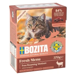 Sterilised peuraa hyytelössä 370 g>Bozita Outlet