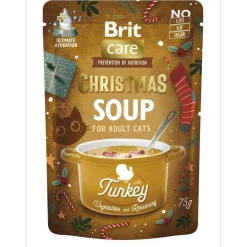 Cat Christmas Turkey Soup 75g>Brit Care