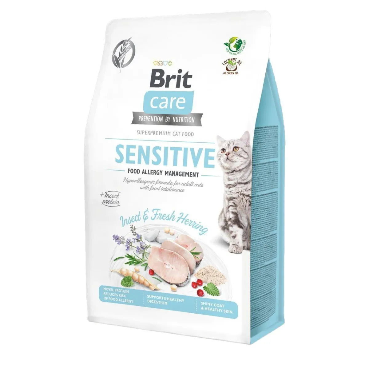 Cat Grain Free Sensitive Insect & Fresh Herring>Brit Care