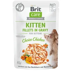 Cat Kitten kana kastikkeessa 85 g>Brit Care Discount