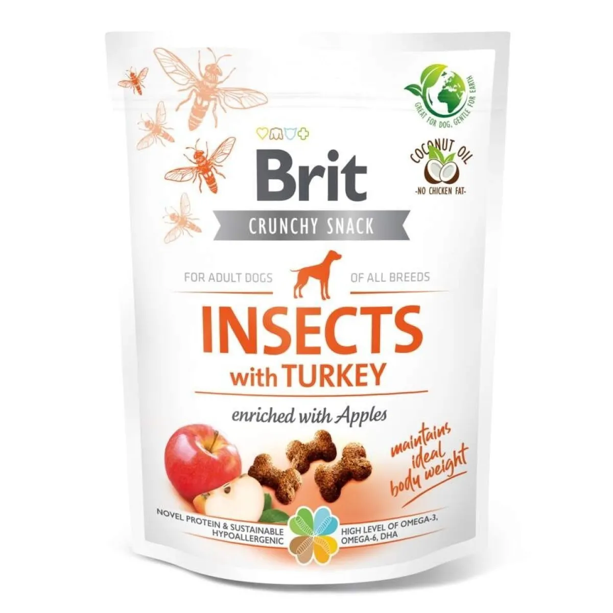 Cracker Insects kalkkuna-omena 200g>Brit Care Online