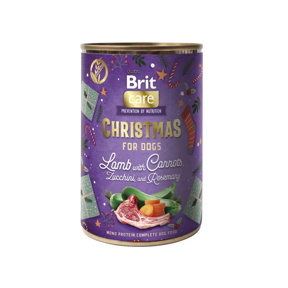 Dog Christmas Monoprotein Lamb 400g>Brit Care Hot