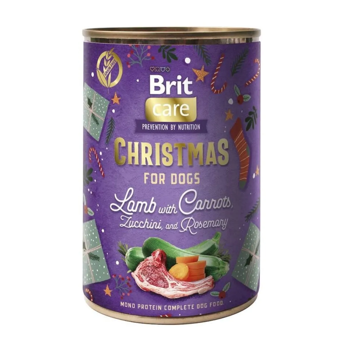 Dog Christmas Monoprotein Lamb 400g>Brit Care Hot
