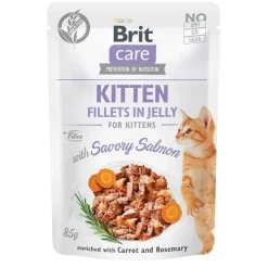 Jelly Kitten lohifilee hyytelössä 85 g>Brit Care New