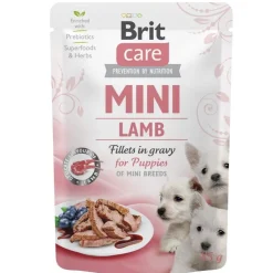 Mini Puppy lammasta kastikkeessa 85 g>Brit Care New