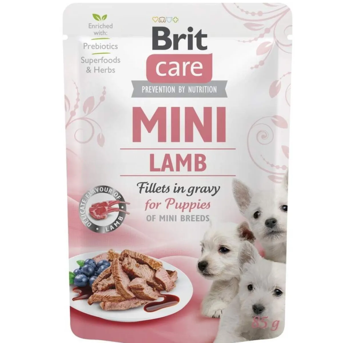 Mini Puppy lammasta kastikkeessa 85 g>Brit Care New