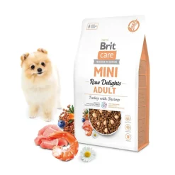 Mini Raw Delights Turkey with Shrimp 2 kg>Brit Care Outlet