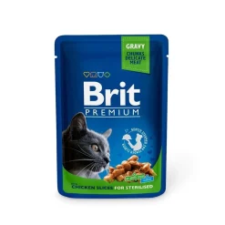 kanaviipaleet steriloiduille kissoille, 100g>Brit Premium Hot