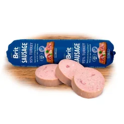 koiranmakkara, kalkkuna 800g>Brit Premium Hot