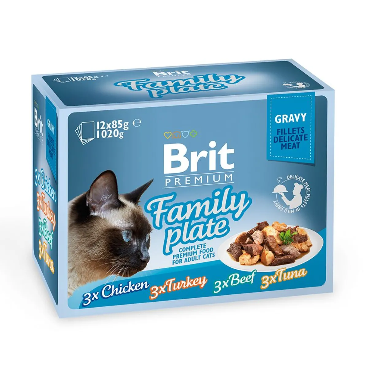 paloja kastik. Multipack 12x85g>Brit Premium Hot