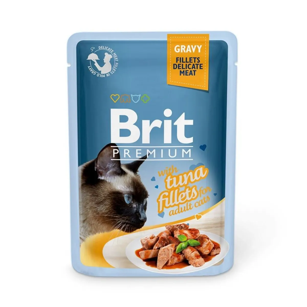 tonnikalapaloja kastikkees. 85g>Brit Premium Discount
