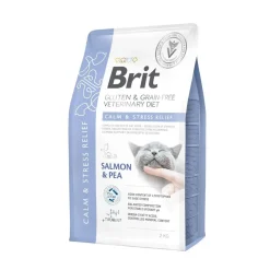 Cat Grain Free Calm & Stress Relief Salmon & Pea>Brit Veterinary Diet Clearance