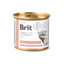 Cat Renal Grain Free wet 200 g>Brit Veterinary Diet New