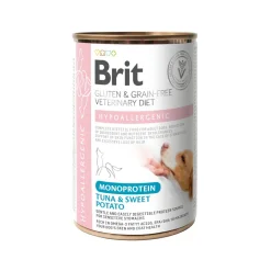 for dogs Hypoallergenic Monoprotein Tuna&SweetPotato Can 400g>Brit Veterinary Diet Sale