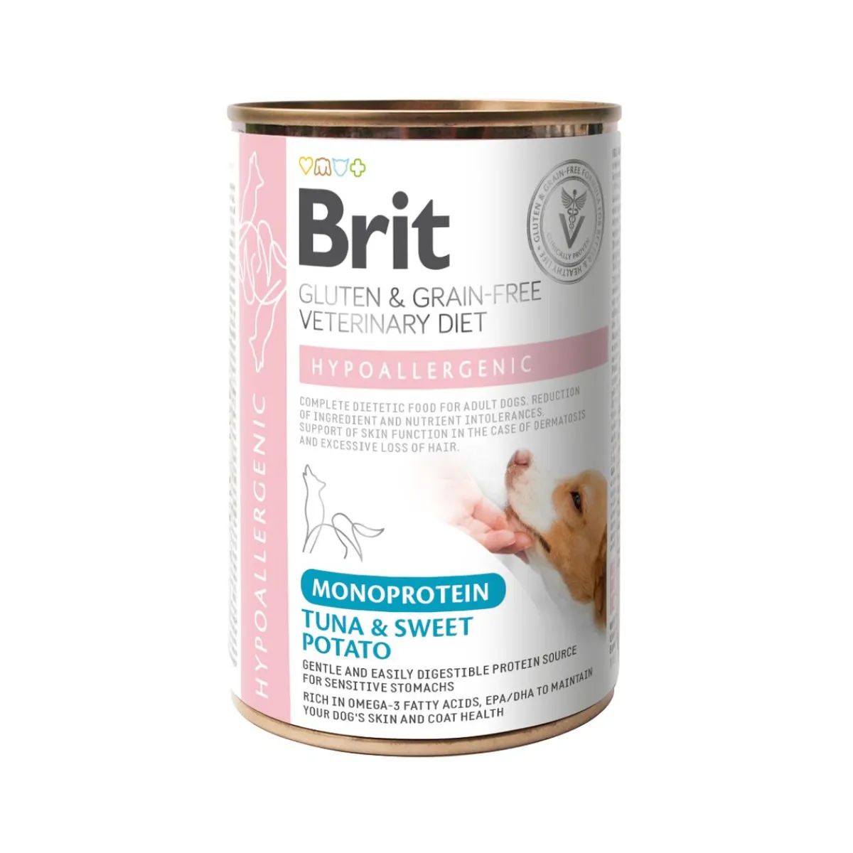 for dogs Hypoallergenic Monoprotein Tuna&SweetPotato Can 400g>Brit Veterinary Diet Sale