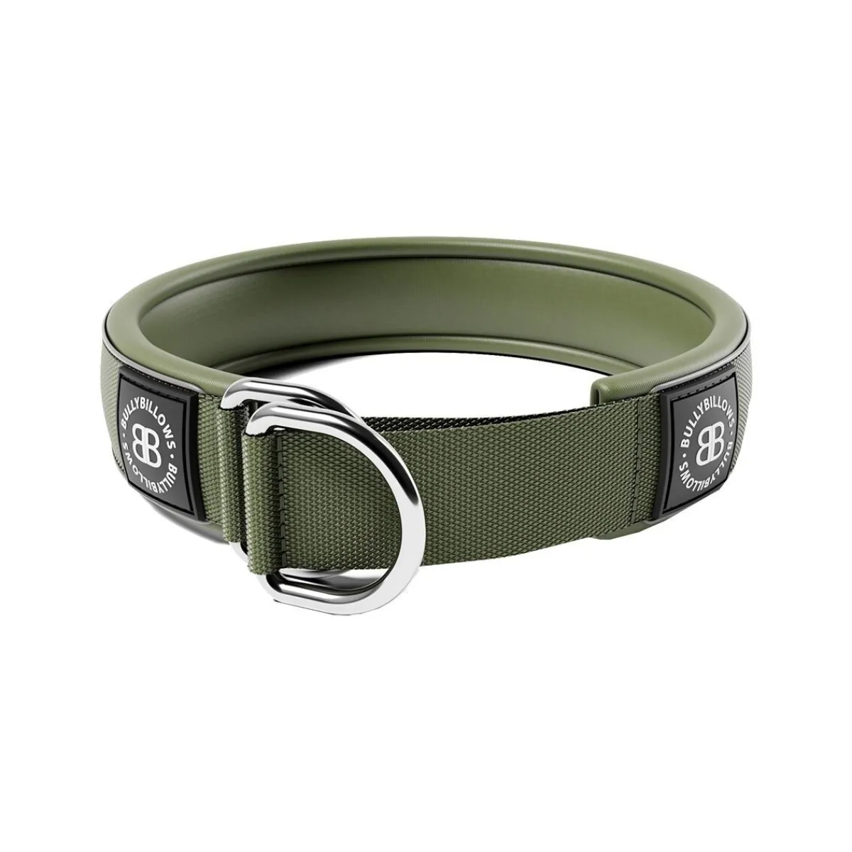 koiran puolikiristävä panta 5 cm, khaki>BullyBillows Hot
