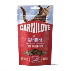 Cat Soft Snack Sardine with Strawberry 50 g>Carnilove Outlet