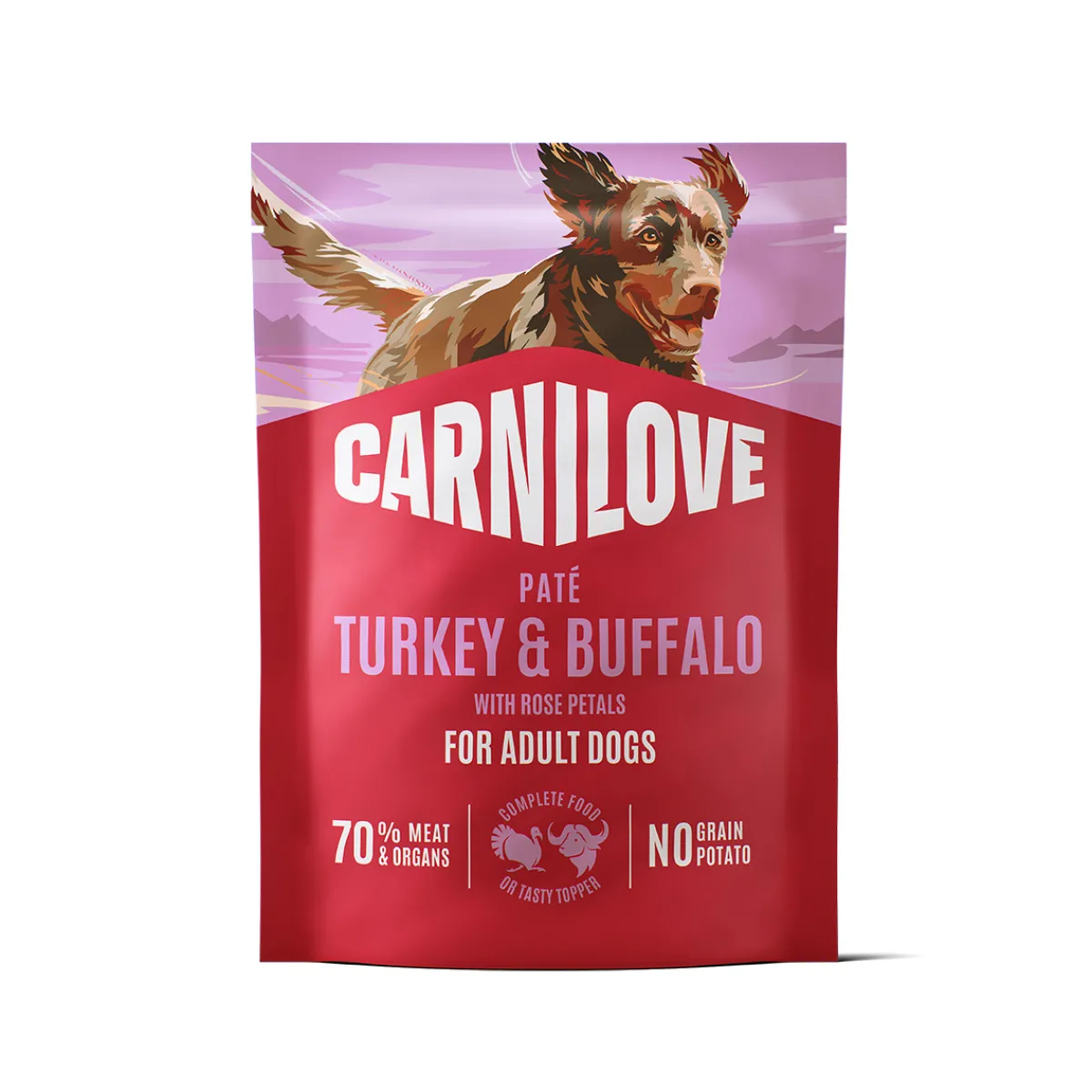 Dog Adult Turkey & Buffalo Patee 300 g>Carnilove New