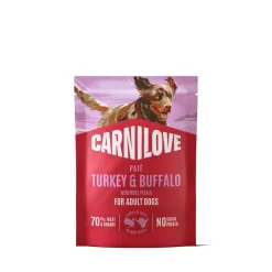 Dog Adult Turkey & Buffalo Patee 300 g>Carnilove New