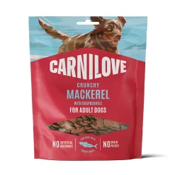 Dog Crunchy Snack Mackerel with Raspberries 200 g>Carnilove Hot
