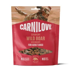 Dog Crunchy Snack Wild Boar with Rosehips 200 g>Carnilove Online