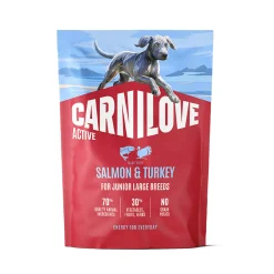Dog Junior Active Salmon & Turkey>Carnilove Clearance