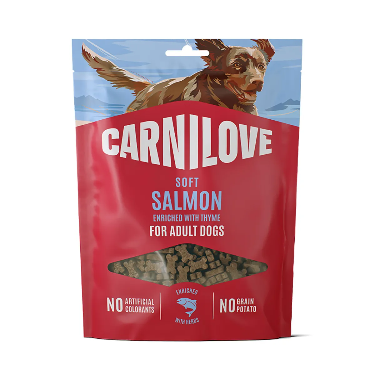 Dog Soft Snack Salmon with Thyme Small bites 200 g>Carnilove Outlet