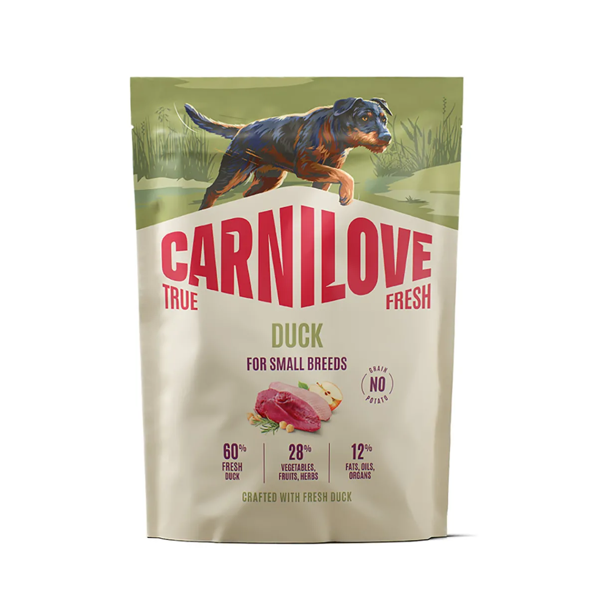 True Fresh Dog Adult Small Breed Duck>Carnilove Clearance