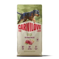True Fresh Dog Adult Small Breed Duck>Carnilove Clearance