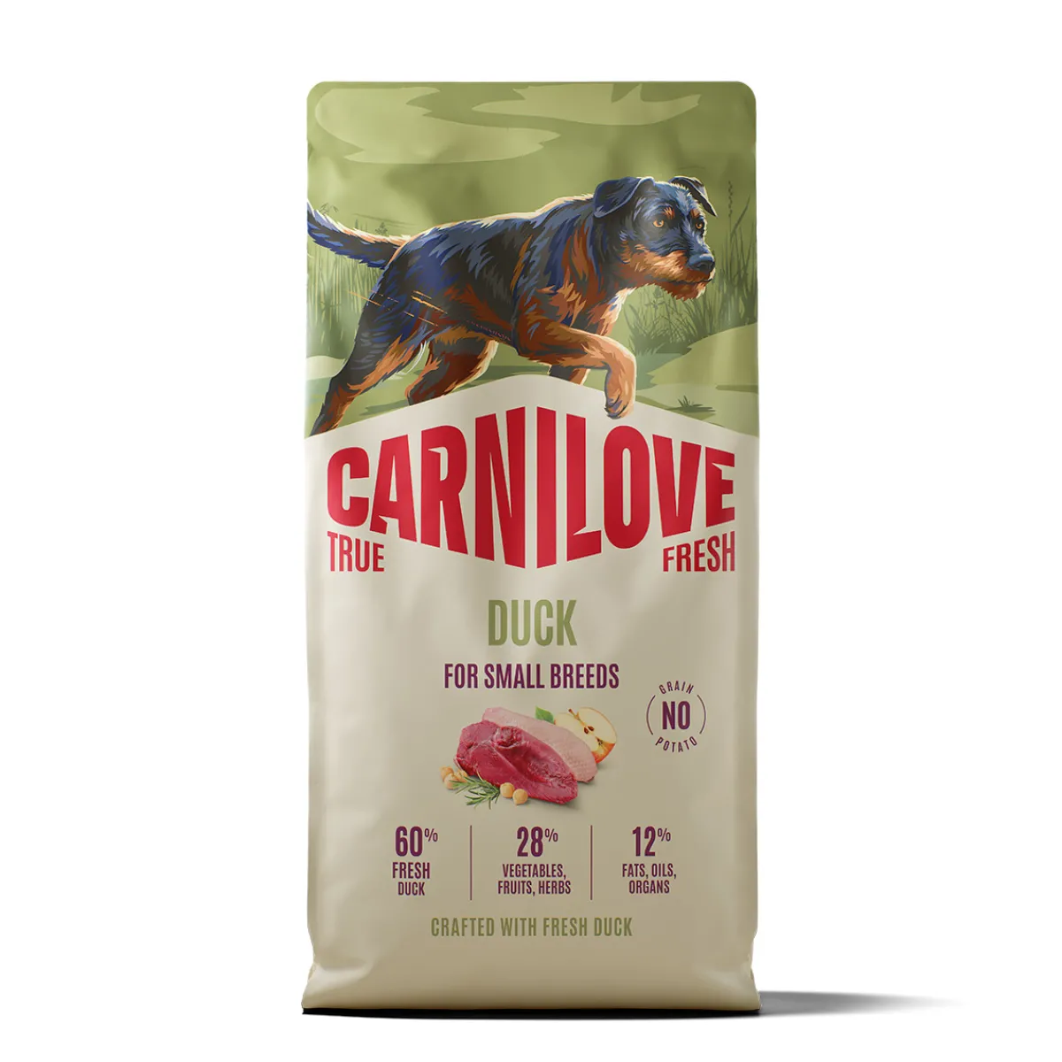 True Fresh Dog Adult Small Breed Duck>Carnilove Clearance