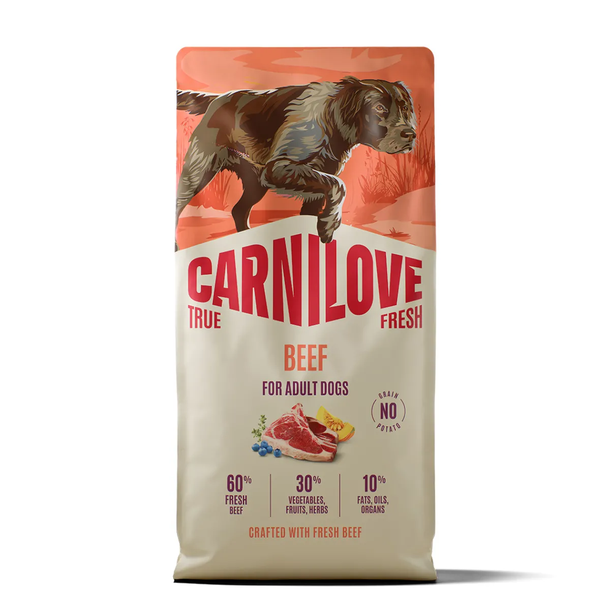 True Fresh Dog Adult Beef>Carnilove