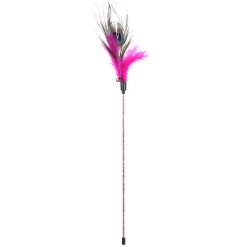 Cat Dangler Feathers 36cm>Flamingo Clearance