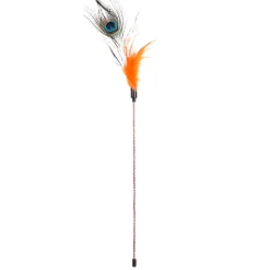 Cat Dangler Feathers 36cm>Flamingo Clearance