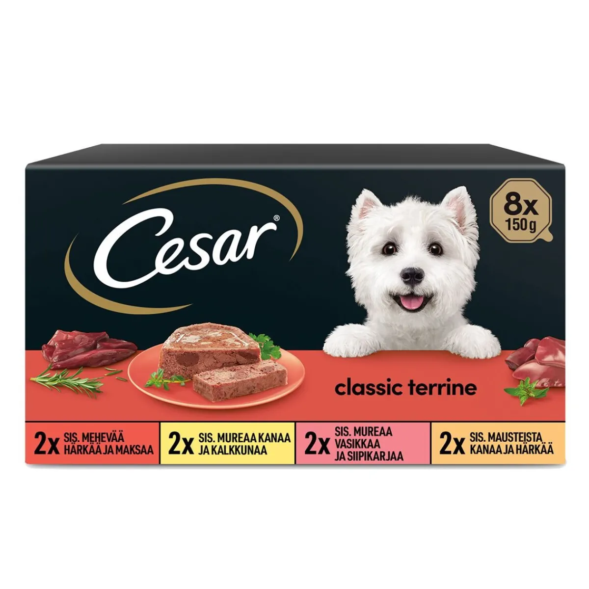 Classic Terrine Adult Loaf 24x150 g>Cesar Best